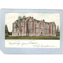 New York Poughkeepsie Rockefeller Hall Vassar College Undivided Back ny_bo~2298