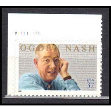 3659 37c Ogden Nash Fine P#S UL V1111111 MNH W1641