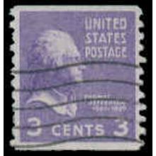 Used 842 3c Thomas Jefferson Very Fine M08207