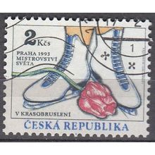 Ceska Republika 1993 Michel 2 O Cote (2009) 0.30 € Patinage artistique