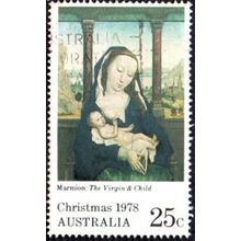Australia 1978 Christmas 25c Value. The Virgin And CHild. Fine Used
