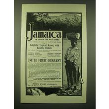 1902 United Fruit Company Ad - Jamaica the Gem of the west indies