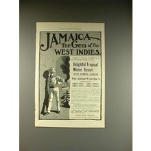 1902 United Fruit Co. Steamship Line Ad - Jamaica