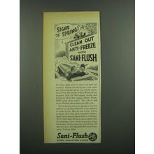 1939 Sani-Flush Cleaner Ad - Signs of Spring