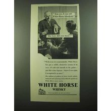 1939 White Horse Scotch Ad - How Did You Know?