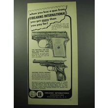 1956 F.I. Ad - Astra Model 202; Star Model F Pistols