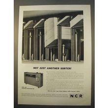 1963 NCR 406 Sorter-Comparator Ad - Not Just Another