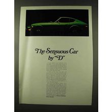 1973 Datsun 240-Z Car Ad - The Sensuous Car