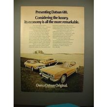 1973 Datsun 610 Hardtop, Sedan & Wagon Car Ad!