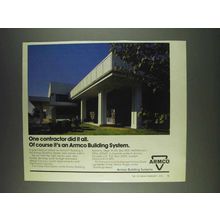 1978 Armco Building System Ad - One Contractor Did All