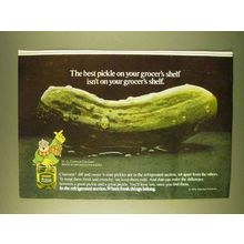 1979 Claussen Pickles Ad - Best On Grocer's Shelf