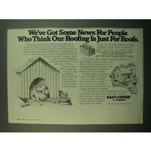 1980 Onduline Easy-Cover Ad - We've Got Some News For People