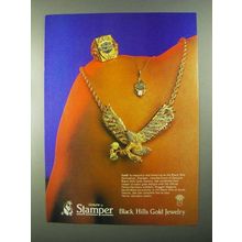 1986 Stamper Black Hills Gold Jewelry Ad