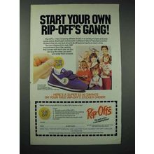 1986 Rip-Off's Athletic Shoes Ad - Start Your Own Gang
