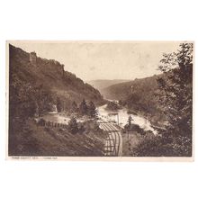 THREE COUNTY VIEW, SYMONDS YAT unused vintage postcard =