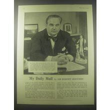 1954 Daily Mail Ad - My Daily Mail by Sir Robert Boothby