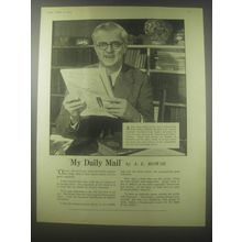 1954 Daily Mail Ad - My Daily mail by A.L. Rowse