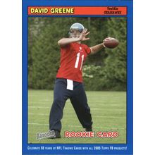 2005 Bazooka David Greene-BLUE #178 ROOKIE