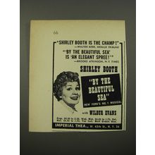 1954 By the Beautiful Sea Play Ad - Shirley Booth is the champ!