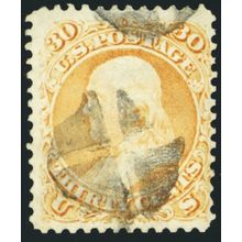 100, Used 30¢ F/VF Very Scarce Sound Stamp Cat $950.00 - Stuart Katz