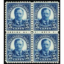 557, Mint 5¢ VF/XF NH Block of Four Stamps Cat $140.00 - Stuart Katz