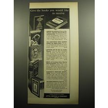 1957 Little, Brown Books Ad - Give the books you would like to receive