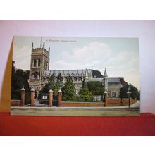 ST. MARGARET'S CHURCH, IPSWICH, SUFFOLK unused antique postcard by Boots #