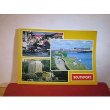 multiview, SOUTHPORT, LANCASHIRE used postcard by E T W Dennis dated 1992 =