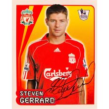 Steven Gerrard Liverpool #315 2008 Merlin Premier League 2007/08
