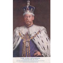 Tuck's Postcard the King Emperor his Most Excellent Majesty George V - I Snowman