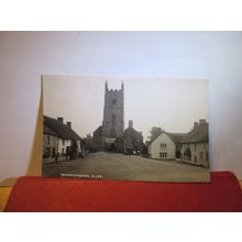 BREWSTEIGNTON, DEVON used vintage postcard RP by Chapman 1938 pm =