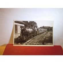 MINIATURE RAILWAY, NORTH SIDE, SCARBOROUGH, YORKSHIRE unused postcard RP 1950s =