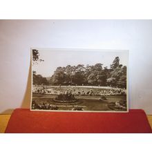 PADDLING POOL, CLIFTON PARK, ROTHERHAM, YORKSHIRE used postcard RP 1956 pm =