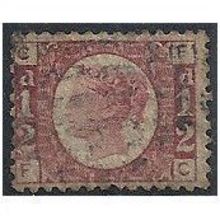 1870 SG48/9 1/2d Rose Plate 13 Good/Fine Used "FC" .. .