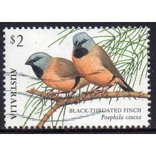 Australia 2018 Finches II - Black-Throated Finch $2 Used