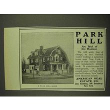 1903 American Real Estate Co. Park Hill Home Ad