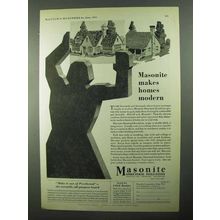 1931 Masonite Structural Insulation Ad - Homes Modern