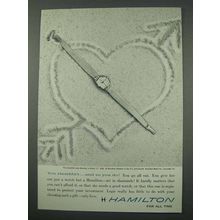 1961 Hamilton Allure L Watch Ad - You Shouldn't!