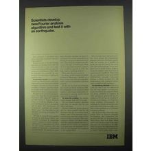 1967 IBM Computers Ad - Fourier Analysis Algorithm