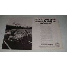 1970 Continental Insurance Ad - Drivers Lose License