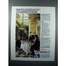 1987 Air France Ad - Luxuriously Elegant and Affordable