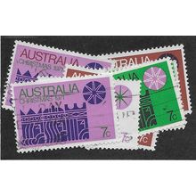 AUS 1971 (SET) 'CHRISTMAS (7v)' FINE USED (EBID52-036)