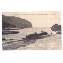 PLAYA DE CAMP DE MAR, ANDRATX, MALLORCA. SPAIN unused vintage postcard #