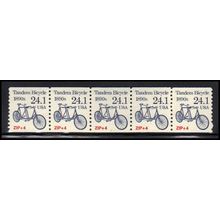 2266 24.1c Tandem Bicycle Very Fine MNH Dry Gum PNC 1/5 X1319