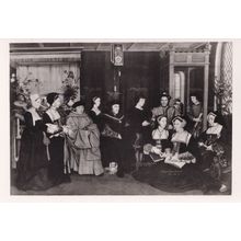 Hans Holbein The More Family Group Nostell Priory Painting Postcard