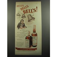 1952 Bell's Scotch Ad - Bells Bells Bells!