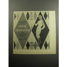 1957 The Plaza Hotel Advertisement - Carol Channing - The Persian Room