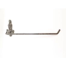 Pack Of 2] Cast Iron Mermaid Wall Mounted Paper Towel Holder 17""
