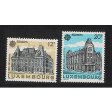 Luxembourg Europa Post Office Buildings 2v 1990 MNH SG#1273-1274 MI#1243-1244