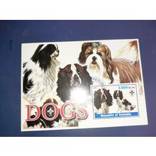 somalia dogs minisheet mini sheet 2003 CTO